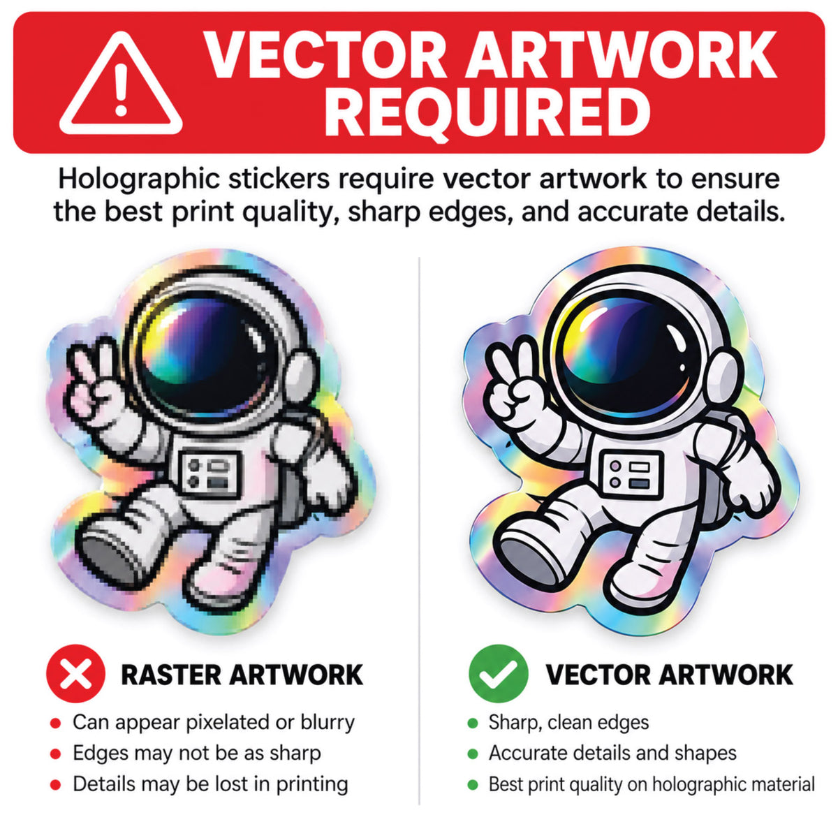 Custom Holographic Stickers