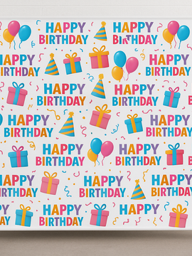 Birthday Backdrop Banner With Stand