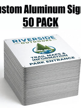 50 Custom Signs - Wholesale Aluminum Signs